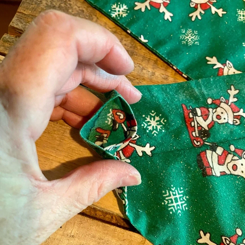 🐶Dog Holiday Scarves , L/XL🐶 Set of 2